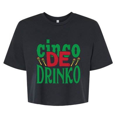 Cinco De Drinko 3 Bella+Canvas Jersey Crop Tee