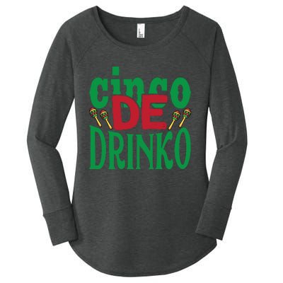 Cinco De Drinko 3 Women's Perfect Tri Tunic Long Sleeve Shirt