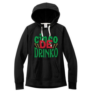 Cinco De Drinko 3 Women's Fleece Hoodie