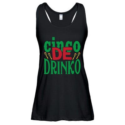 Cinco De Drinko 3 Ladies Essential Flowy Tank