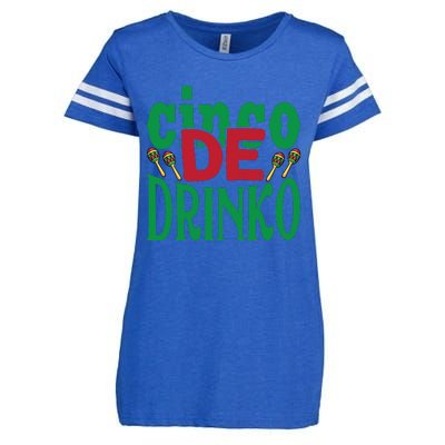 Cinco De Drinko 3 Enza Ladies Jersey Football T-Shirt