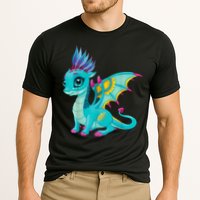 Cute Dragon Design Cooling Performance Crew T-Shirt