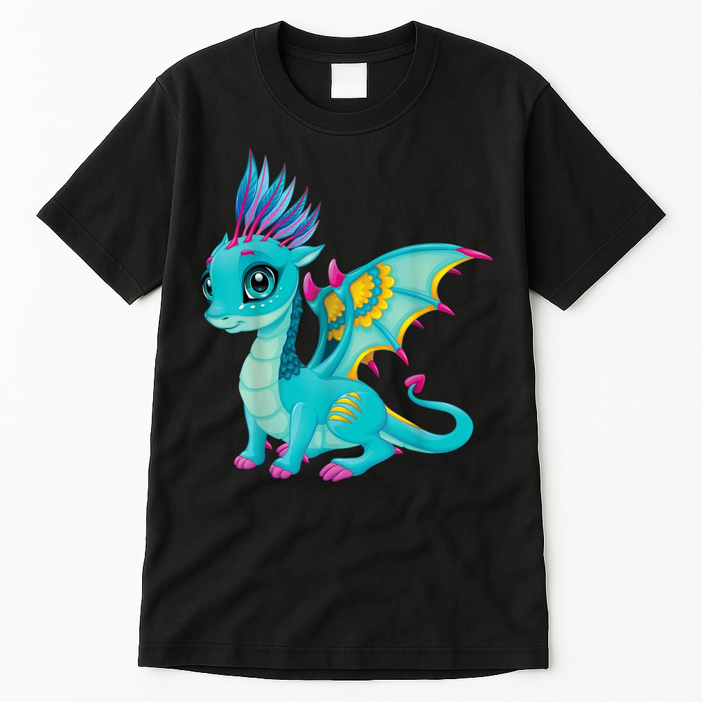 Cute Dragon Design Tall T-Shirt
