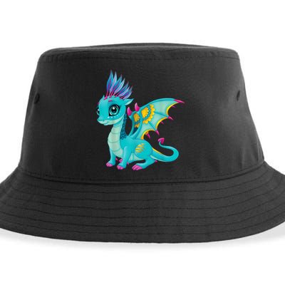 Cute Dragon Design Sustainable Bucket Hat