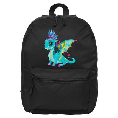 Cute Dragon Design 16 in Basic Backpack