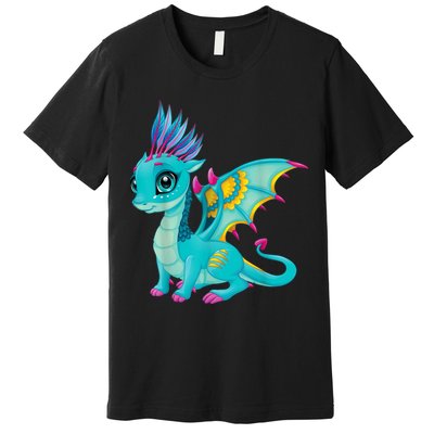 Cute Dragon Design Premium T-Shirt