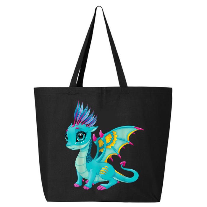 Cute Dragon Design 25L Jumbo Tote