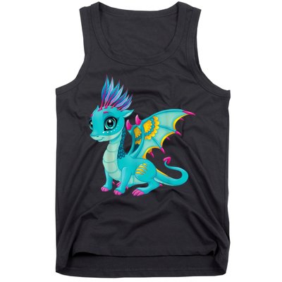 Cute Dragon Design Tank Top