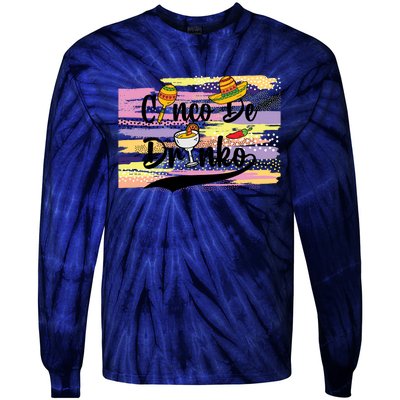 Cinco De Drinko Cinco De Mayo Sub Tie-Dye Long Sleeve Shirt