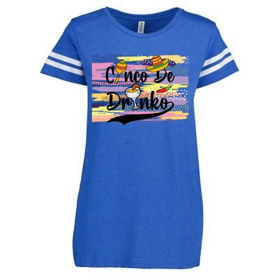 Cinco De Drinko Cinco De Mayo Sub Enza Ladies Jersey Football T-Shirt