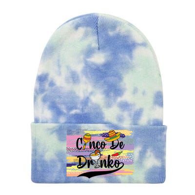 Cinco De Drinko Cinco De Mayo Sub Tie Dye 12in Knit Beanie