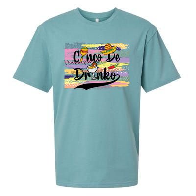 Cinco De Drinko Cinco De Mayo Sub Sueded Cloud Jersey T-Shirt