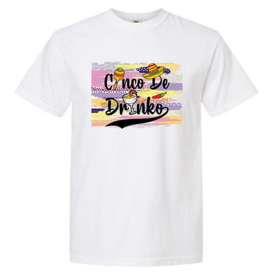 Cinco De Drinko Cinco De Mayo Sub Garment-Dyed Heavyweight T-Shirt