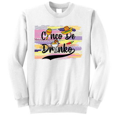 Cinco De Drinko Cinco De Mayo Sub Sweatshirt