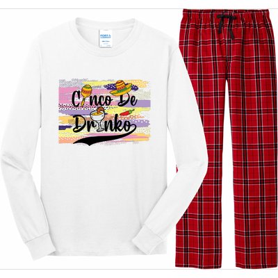 Cinco De Drinko Cinco De Mayo Sub Long Sleeve Pajama Set