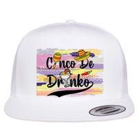 Cinco De Drinko Cinco De Mayo Sub Flat Bill Trucker Hat