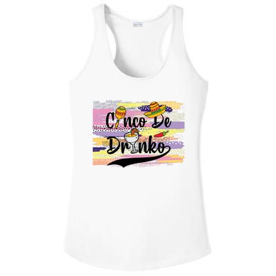 Cinco De Drinko Cinco De Mayo Sub Ladies PosiCharge Competitor Racerback Tank