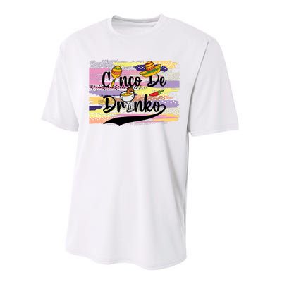 Cinco De Drinko Cinco De Mayo Sub Performance Sprint T-Shirt