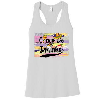 Cinco De Drinko Cinco De Mayo Sub Women's Racerback Tank