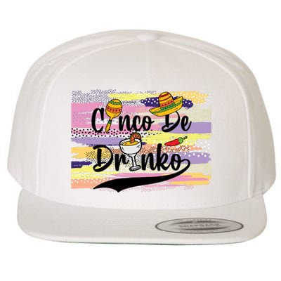 Cinco De Drinko Cinco De Mayo Sub Wool Snapback Cap