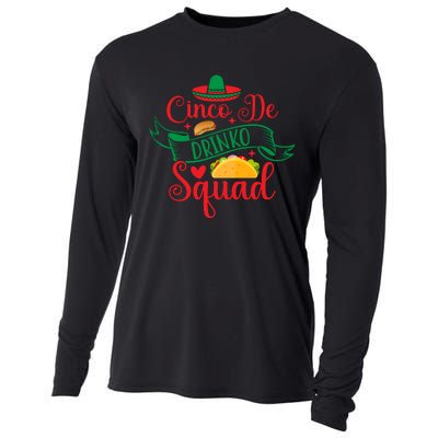 Cinco De Drinko Squad Cooling Performance Long Sleeve Crew