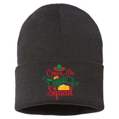 Cinco De Drinko Squad Sustainable Knit Beanie