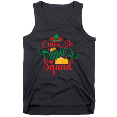 Cinco De Drinko Squad Tank Top