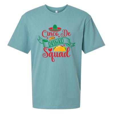 Cinco De Drinko Squad Sueded Cloud Jersey T-Shirt