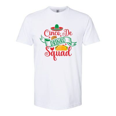 Cinco De Drinko Squad Softstyle CVC T-Shirt