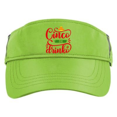 Cinco De Drinko T S Adult Drive Performance Visor