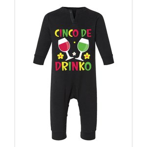 Cinco De Drinko T Infant Fleece One Piece