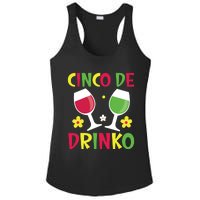 Cinco De Drinko T Ladies PosiCharge Competitor Racerback Tank