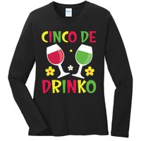 Cinco De Drinko T Ladies Long Sleeve Shirt