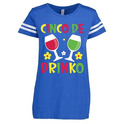 Cinco De Drinko T Enza Ladies Jersey Football T-Shirt