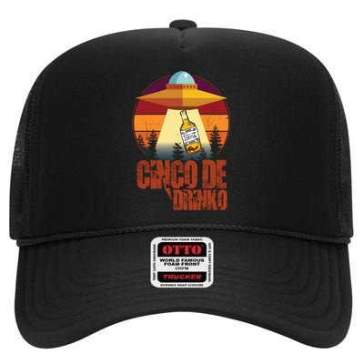 Cinco De Drinko UFO High Crown Mesh Back Trucker Hat