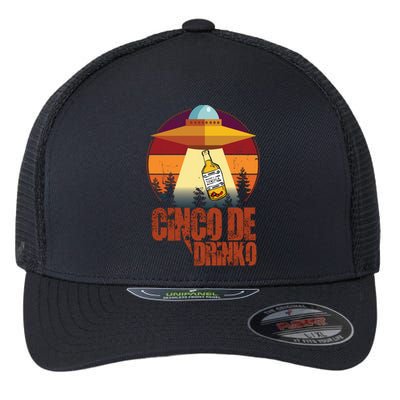 Cinco De Drinko UFO Flexfit Unipanel Trucker Cap