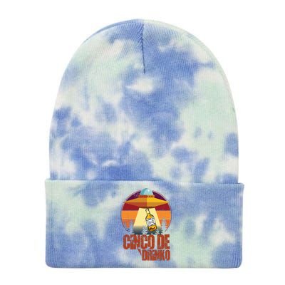 Cinco De Drinko UFO Tie Dye 12in Knit Beanie