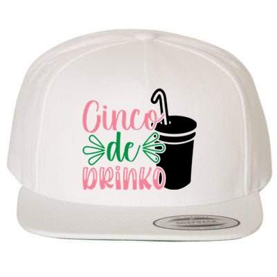 Cinco De Drinko, Cinco De Mayo Wool Snapback Cap