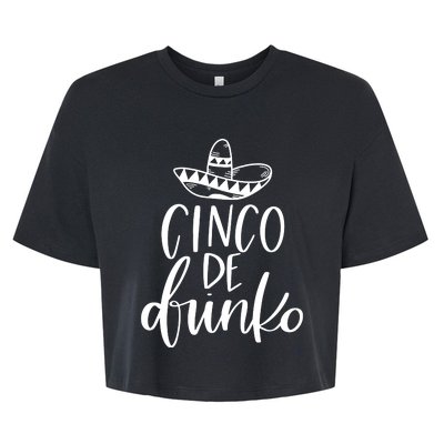 Cinco De Drinko Bella+Canvas Jersey Crop Tee