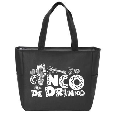 Cinco De Drinko Light Zip Tote Bag