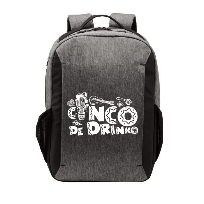 Cinco De Drinko Light Vector Backpack