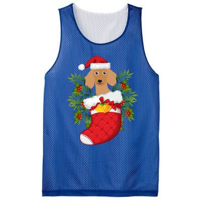 Christmas Daschund Doxie Inside Socks Great Gift Mesh Reversible Basketball Jersey Tank