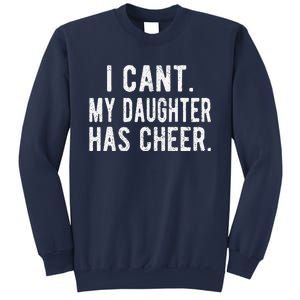 Cheer Dad Daughter Cheerleading Fathers Day Cheerleader Sweatshirt