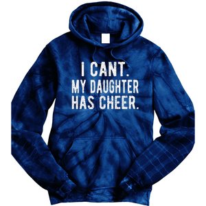 Cheer Dad Daughter Cheerleading Fathers Day Cheerleader Tie Dye Hoodie