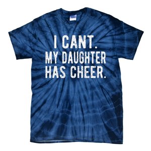 Cheer Dad Daughter Cheerleading Fathers Day Cheerleader Tie-Dye T-Shirt