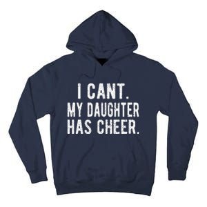 Cheer Dad Daughter Cheerleading Fathers Day Cheerleader Tall Hoodie