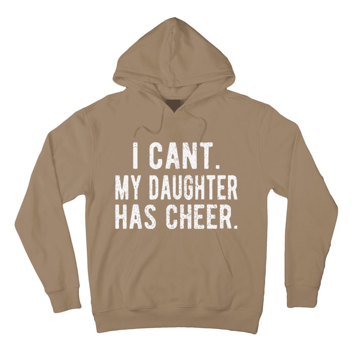 Cheer Dad Daughter Cheerleading Fathers Day Cheerleader Hoodie