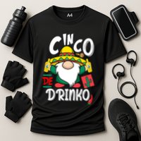 Cinco De Drinko Gnome Cooling Performance Crew T-Shirt