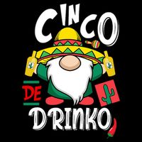 Cinco De Drinko Gnome Cooling Performance Crew T-Shirt