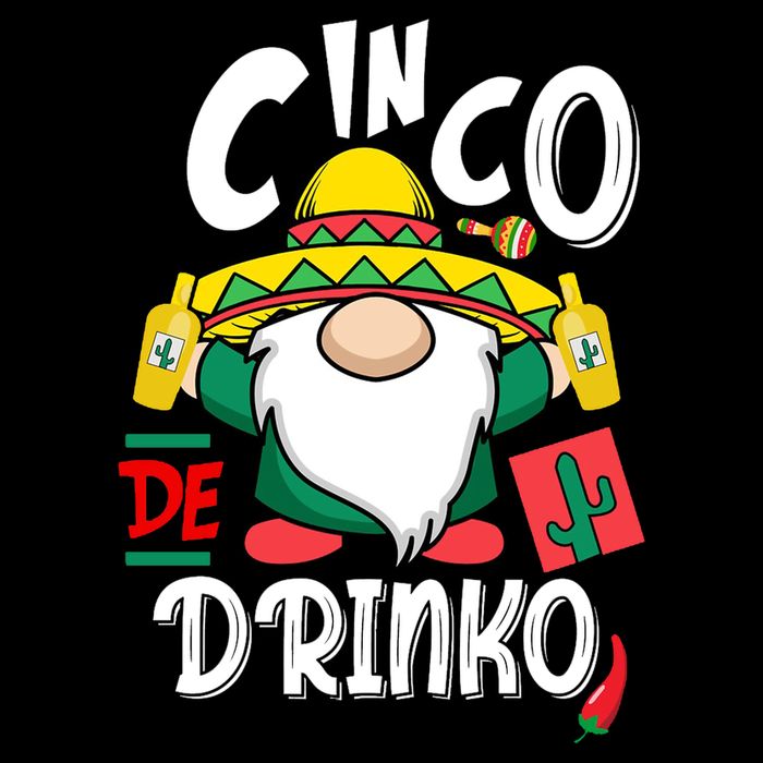 Cinco De Drinko Gnome Cooling Performance Crew T-Shirt